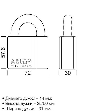 ABLOY PLM350/25 / PLM350/50